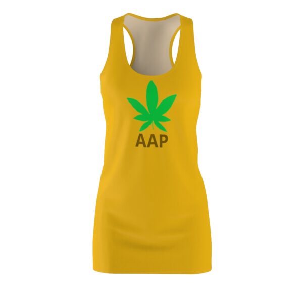 Follow The Program AAP Original AAPStore.co Yellow Racerback Dress - Image 2