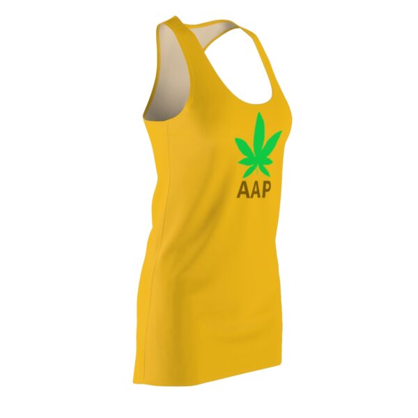 Follow The Program AAP Original AAPStore.co Yellow Racerback Dress - Image 4