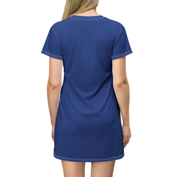 Follow The Program AAP Original AAPStore.co Logo Dark Blue T-Shirt Dress - Image 3