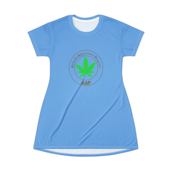 Follow The Program AAP Original Light Blue T-Shirt Dress - Image 2