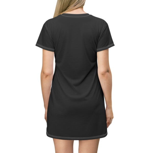 Follow The Program AAP Original AAPStore.co Logo Black T-Shirt Dress - Image 3