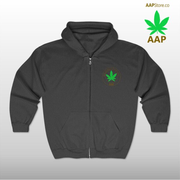 Follow The Program AAP Original Pocket Logo Full Zip Hooded Sweatshirt - Image 7