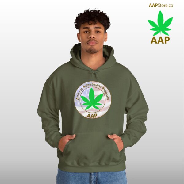 Puff It Up For Freedom AAP Original Freedom Logo Hoodie - Image 14