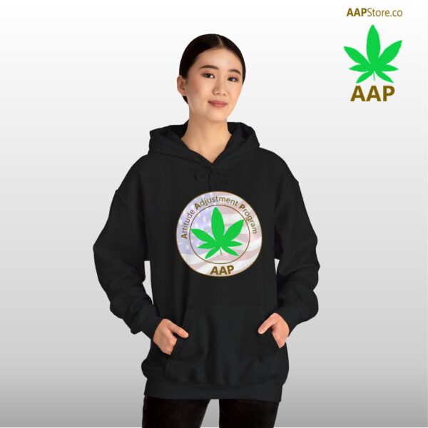 Puff It Up For Freedom AAP Original Freedom Logo Hoodie - Image 9