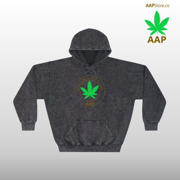 Follow The Program AAP Original Mineral Wash Hoodie Mineral Black