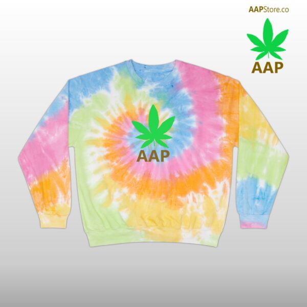 Follow The Program AAP Original AAPStore.co Logo Tie-Dye Sweatshirt