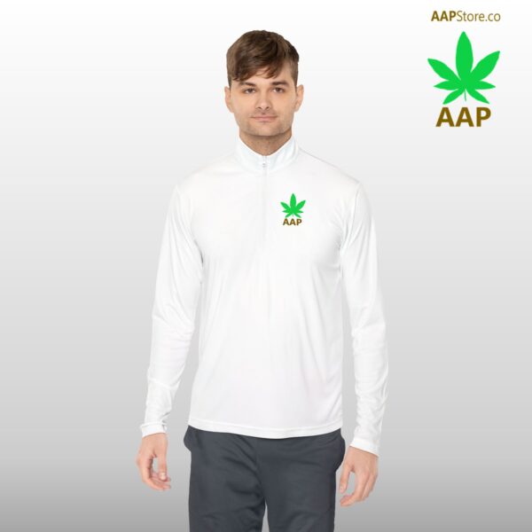 Follow The Program AAP Original AAPStore.co Logo Quarter-Zip Pullover - Image 3