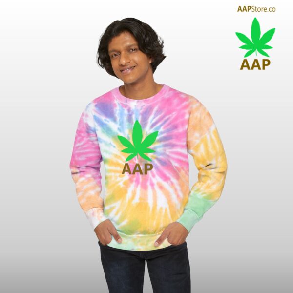 Follow The Program AAP Original AAPStore.co Logo Tie-Dye Sweatshirt - Image 2