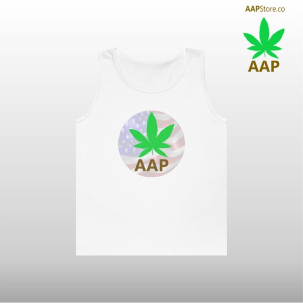 Puff It Up For Freedom AAP Original AAPStore.co Freedom Logo Tank Top - Image 5