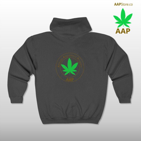 Follow The Program AAP Original Pocket Logo 2-Sided Full Zip Hooded Sweatshirt - Image 6