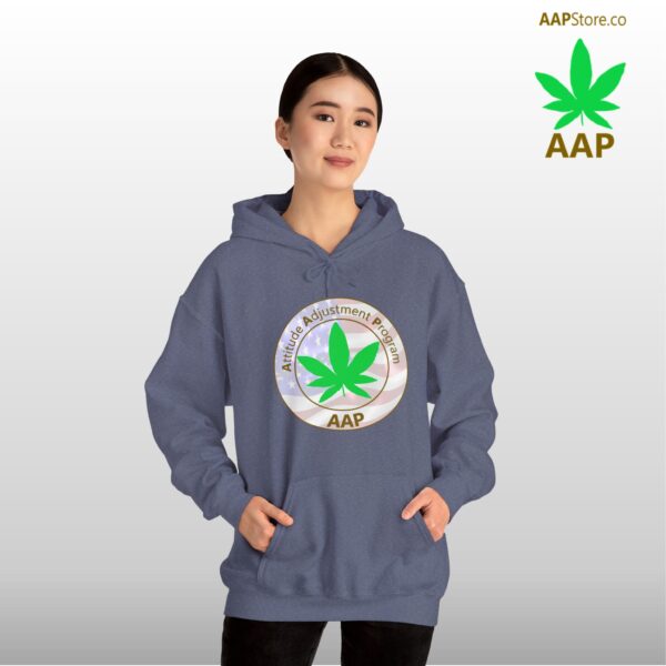 Puff It Up For Freedom AAP Original Freedom Logo Hoodie - Image 3