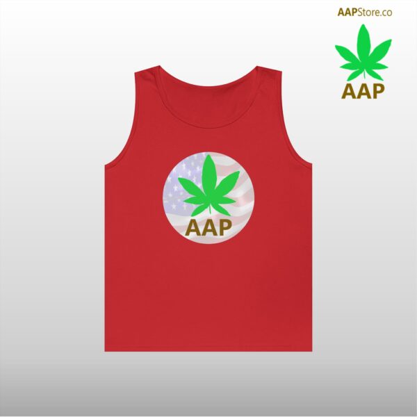 Puff It Up For Freedom AAP Original AAPStore.co Freedom Logo Tank Top