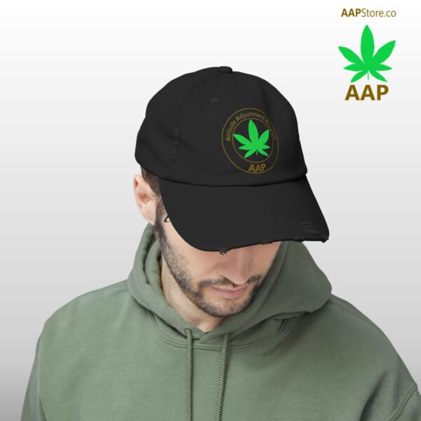 Follow The Program AAP Original Unisex Distressed Cap - Image 4