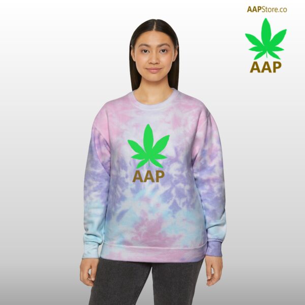 Follow The Program AAP Original AAPStore.co Logo Tie-Dye Sweatshirt - Image 9