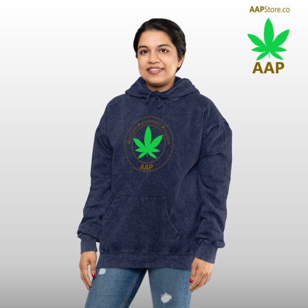 Follow The Program AAP Original Mineral Wash Hoodie Mineral Navy