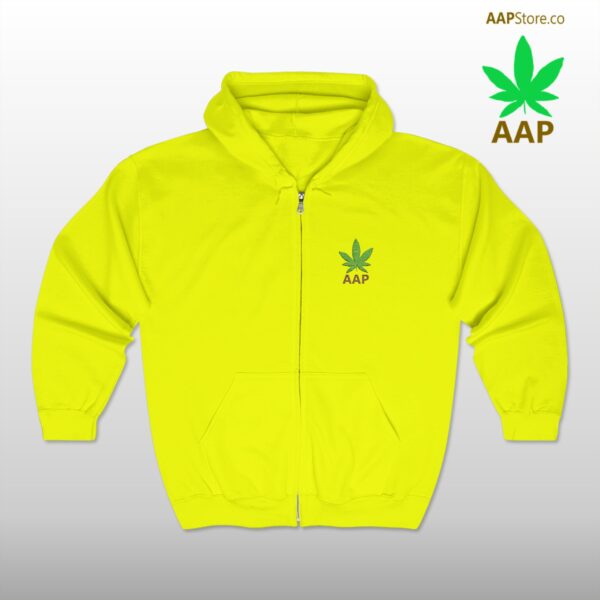 Follow The Program AAP Original AAPStore.co Pocket Logo Full Zip Hooded Sweatshirt - Image 6