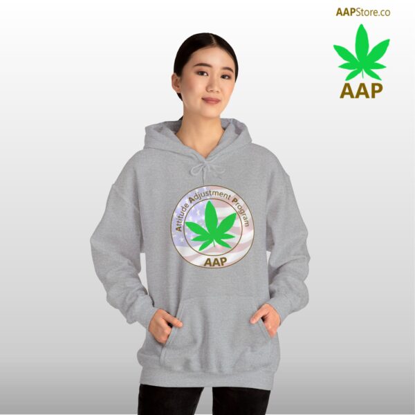 Puff It Up For Freedom AAP Original Freedom Logo Hoodie - Image 12