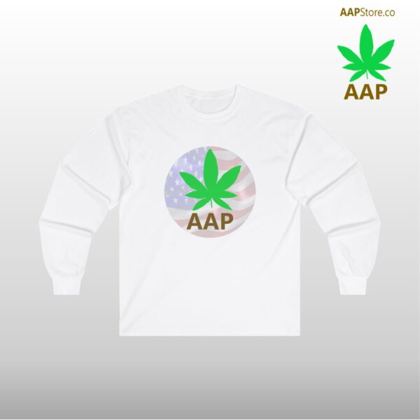 Puff It Up For Freedom AAP Original AAPStore.co Freedom Logo Long Sleeve Tee - Image 3