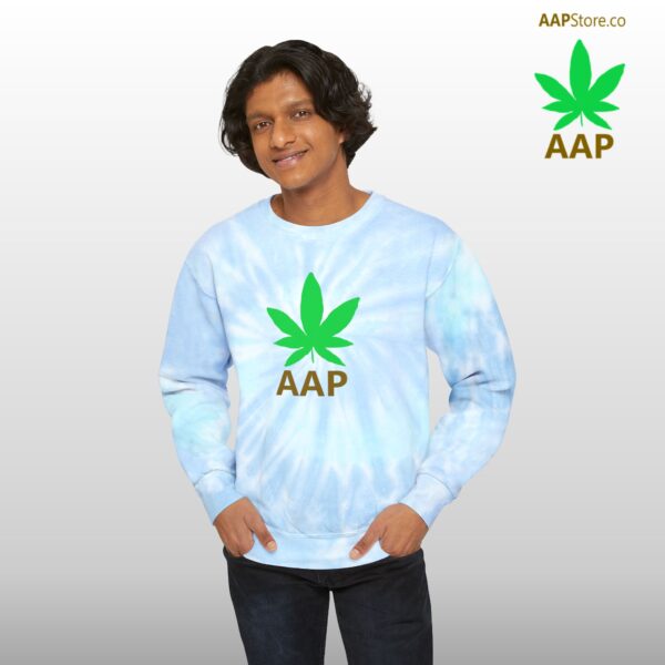 Follow The Program AAP Original AAPStore.co Logo Tie-Dye Sweatshirt - Image 5