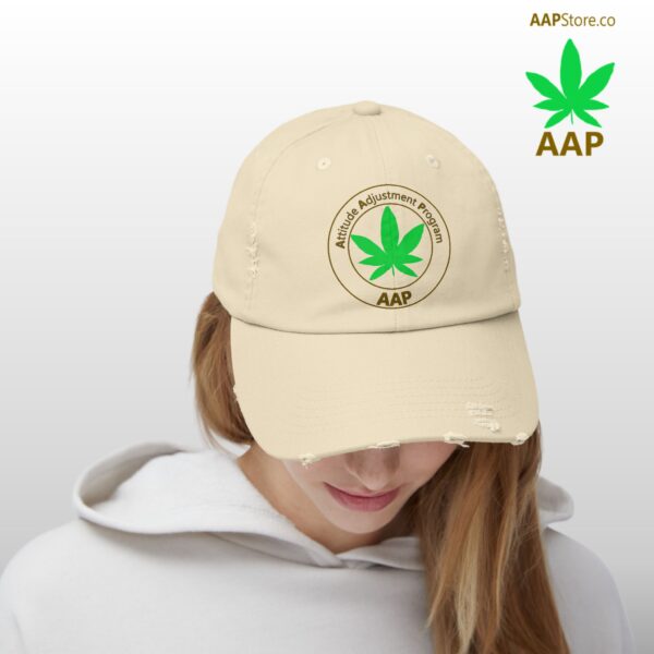 Follow The Program AAP Original Unisex Distressed Cap - Image 9