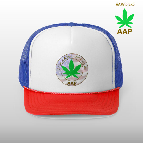 Puff It Up For Freedom AAP Original Freedom Logo Trucker Cap