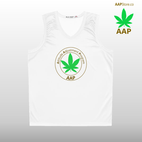 Follow The Program AAP Original Basketball Jersey White - Image 2