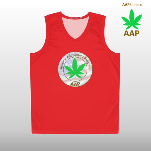 Follow The Program AAP Original Freedom Logo Basketball Jersey Red