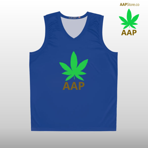 Follow The Program AAP Original AAPStore.co Logo Basketball Jersey Blue