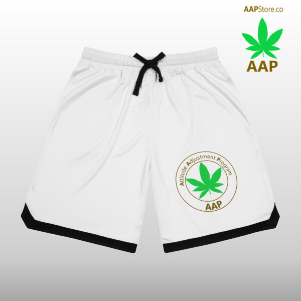 Follow The Program AAP Original Basketball Rib Shorts White