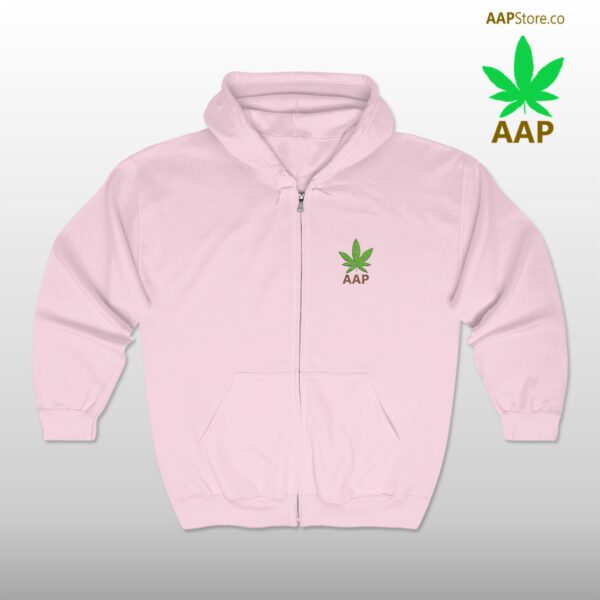 Follow The Program AAP Original AAPStore.co Pocket Logo Full Zip Hooded Sweatshirt - Image 12