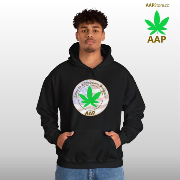 Puff It Up For Freedom AAP Original Freedom Logo Hoodie - Image 8