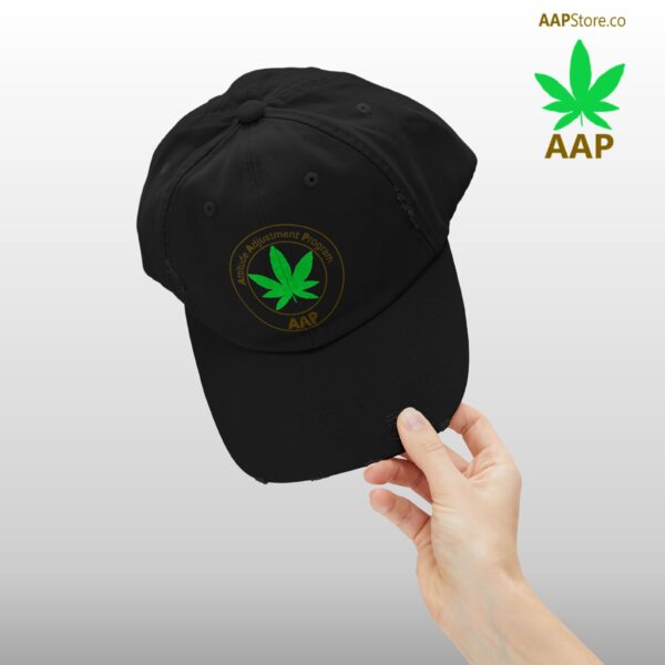 Follow The Program AAP Original Unisex Distressed Cap - Image 5