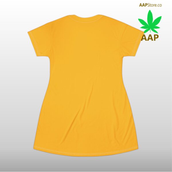 Follow The Program AAP Original Yellow T-Shirt Dress - Image 3