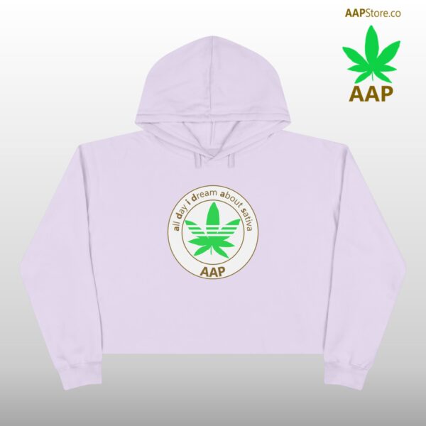 AAP Original All Day I Dream About Sativa Crop Hoodie - Image 9