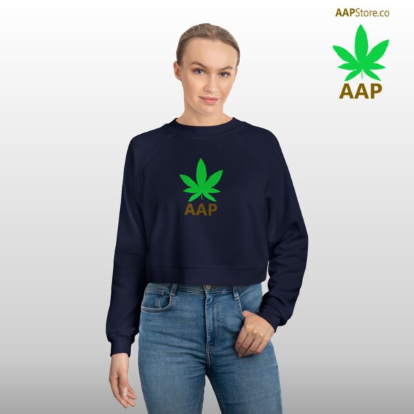 Follow The Program AAP Original AAPStore.co Logo Cropped Fleece Pullover - Image 14