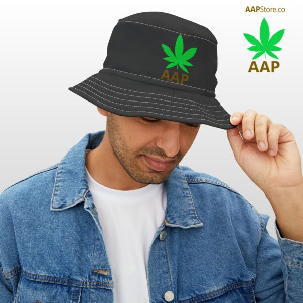 Follow The Program AAP Original AAPStore.co Logo Black Bucket Hat - Image 5