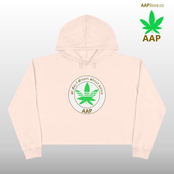 AAP Original All Day I Dream About Sativa Crop Hoodie - Image 5