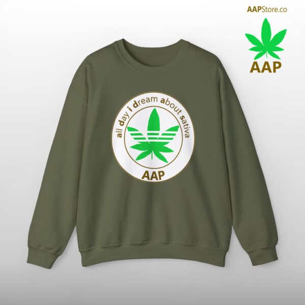 Follow The Program AAP Original All Day I Dream About Sativa Sweatshirt - Image 5