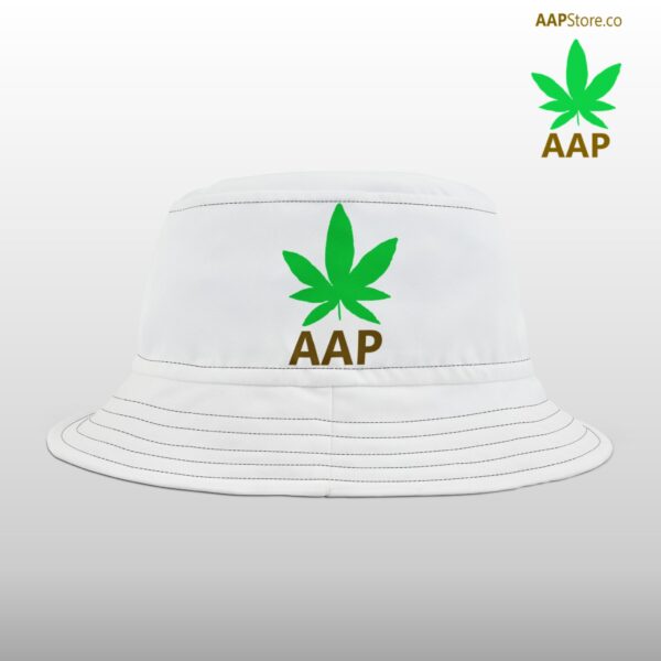 Follow The Program AAP Original AAPStore.co Logo White Bucket Hat