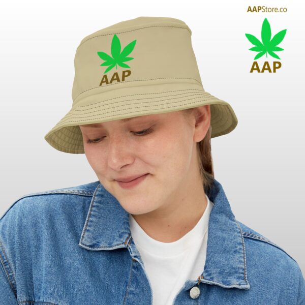 Follow The Program AAP Original AAPStore.co Logo Tan Bucket Hat - Image 6