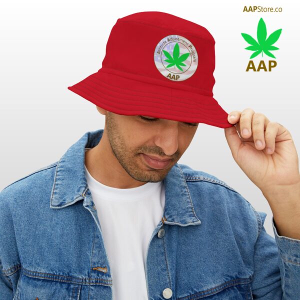 Puff It Up For Freedom AAP Original Red Bucket Hat - Image 2