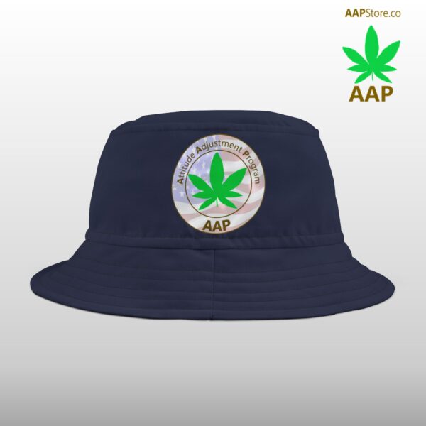 Puff It Up For Freedom AAP Original Navy Blue Bucket Hat