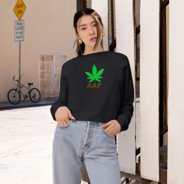 Follow The Program AAP Original AAPStore.co Logo Cropped Fleece Pullover - Image 12