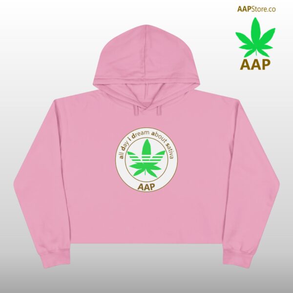 AAP Original All Day I Dream About Sativa Crop Hoodie - Image 11