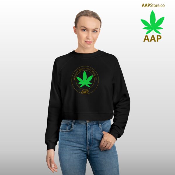 Follow The Program AAP Original Cropped Fleece Pullover - Image 2