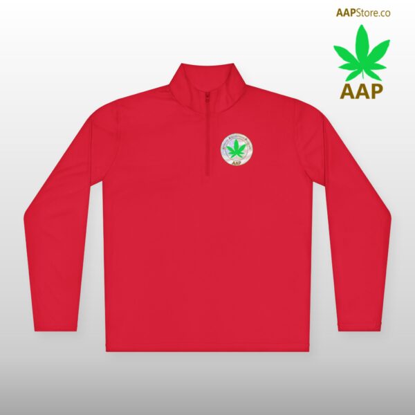 Puff It Up For Freedom AAP Original Freedom Logo Quarter-Zip Pullover
