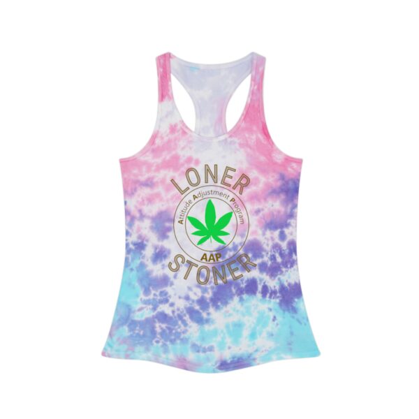 Loner Stoner Tie Dye Racerback Tank Top