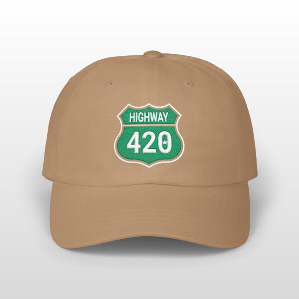 Embroidered Highway 420 Dad Hat - Image 3