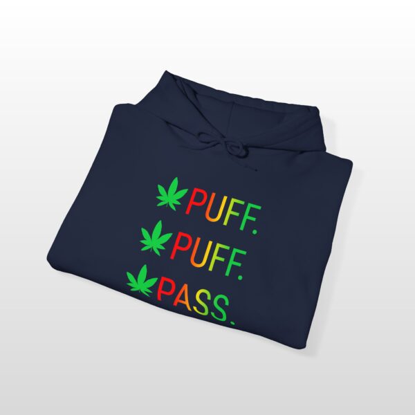 Puff Puff Pass 420 Stoner Hoodie - Image 5