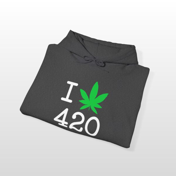 I Love 420 Stoner Hoodie - Image 7